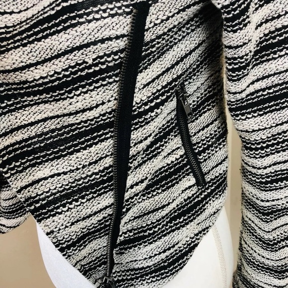 🌹Slub French Terry Asymmetric Zip Jacket XS - Picture 7 of 8